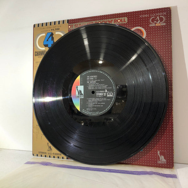 The Ventures - On Stage '73 (2xVinyl, LP, Album, Stereo, Quadraphonic) Very Good Plus (VG+) / Very Good (VG)