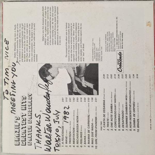 Walter Wanderley - Brazil's Greatest Hits (Vinyl, LP, Album, Stereo)
