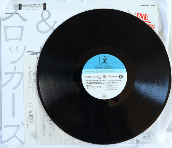Hound Dog Taylor & The House Rockers - Genuine Houserocking Music (Vinyl, LP, Album, Stereo) Very Good Plus (VG+) / Very Good Plus (VG+)