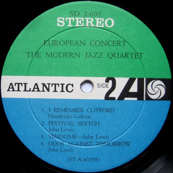 The Modern Jazz Quartet - European Concert (2xVinyl, LP, Album, Stereo) Very Good Plus (VG+) / Very Good Plus (VG+)