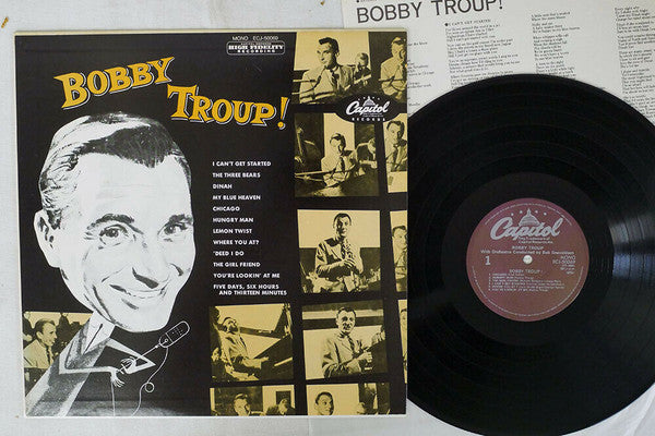 Bobby Troup - Bobby Troup! (Vinyl, LP, Album, Reissue, Mono) Very Good Plus (VG+) / Good Plus (G+)