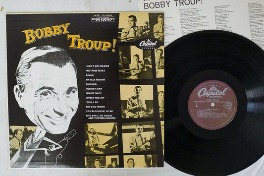Bobby Troup - Bobby Troup! (Vinyl, LP, Album, Reissue, Mono) Very Good Plus (VG+) / Good Plus (G+)