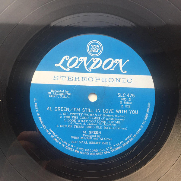 Al Green - I'm Still In Love With You (Vinyl, LP, Album, Stereo)