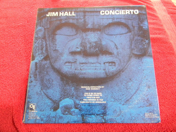 Jim Hall - Concierto (LP, Album) - Good Plus (G+) / Good Plus (G+)