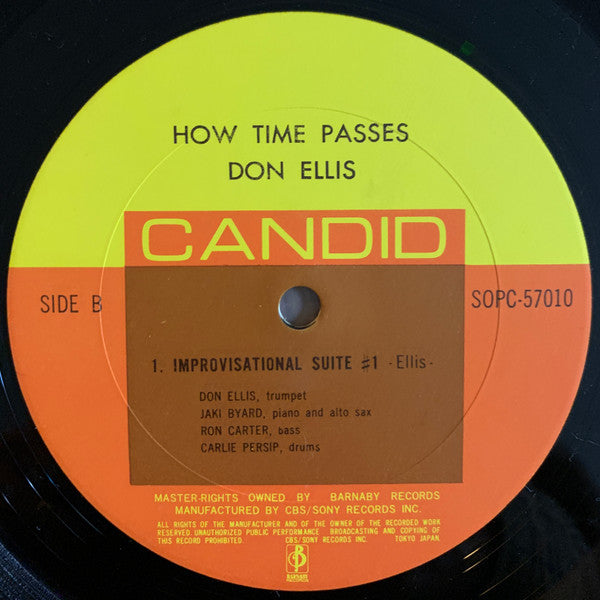 Don Ellis - ...How Time Passes... (Vinyl, LP, Album, Stereo) Near Mint (NM or M-) / Near Mint (NM or M-)