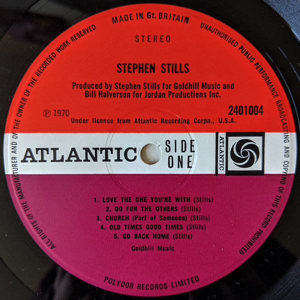Stephen Stills - Stephen Stills (Vinyl, LP, Album) Very Good (VG) / Very Good (VG)
