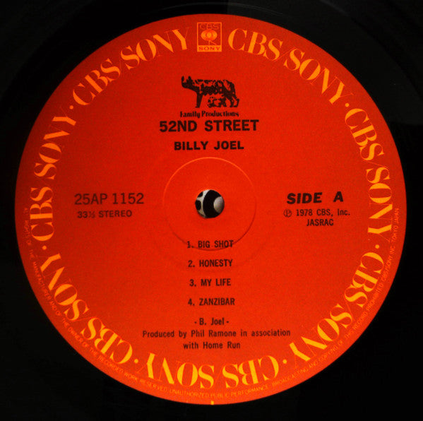 Billy Joel - 52nd Street (Vinyl, LP, Album) Very Good Plus (VG+) / Very Good Plus (VG+)