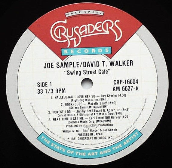 Joe Sample - Swing Street Cafe (Vinyl, LP, Album, Repress) Very Good Plus (VG+) / Very Good (VG)