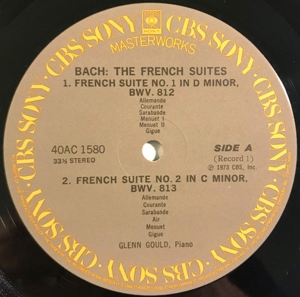 Glenn Gould - French Suites Complete & Overture In The French Style (2xVinyl, LP, Compilation, Reissue) Very Good Plus (VG+) / Very Good Plus (VG+)