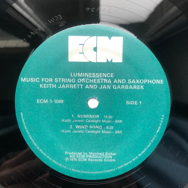 Keith Jarrett - Luminessence (Vinyl, LP, Album) Near Mint (NM or M-) / Very Good Plus (VG+)