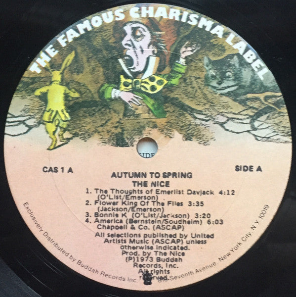 The Nice - Autumn To Spring (Vinyl, LP, Album, Compilation, Stereo) Very Good (VG) / Near Mint (NM or M-)