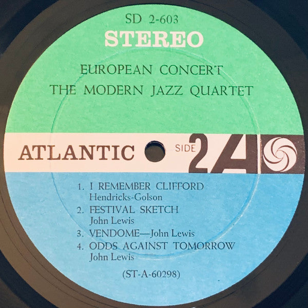 The Modern Jazz Quartet - European Concert (2xVinyl, LP, Album, Stereo) Very Good Plus (VG+) / Very Good Plus (VG+)
