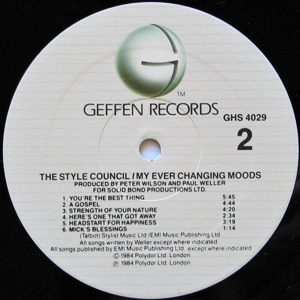 The Style Council - My Ever Changing Moods (Vinyl, LP, Album) Very Good (VG) / Good Plus (G+)