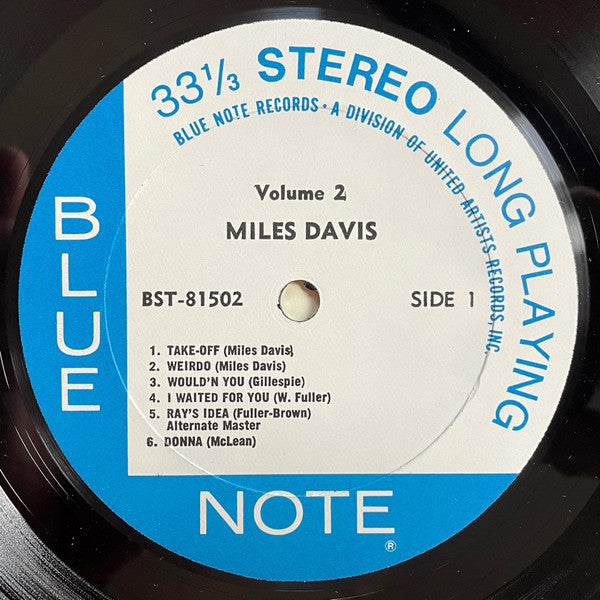 Miles Davis - Volume 2 (Vinyl, LP, Compilation, Reissue, Stereo) Very Good Plus (VG+) / Good Plus (G+)