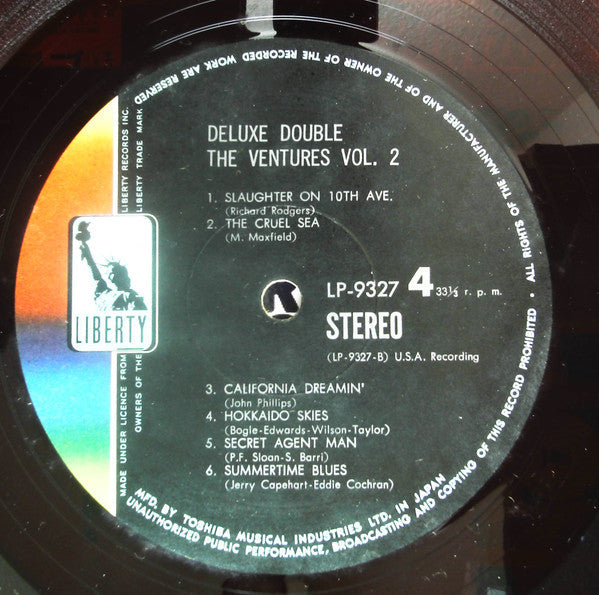 The Ventures - The Ventures Vol. 2 (2xVinyl, LP, Compilation, Stereo) Very Good (VG) / Very Good (VG)