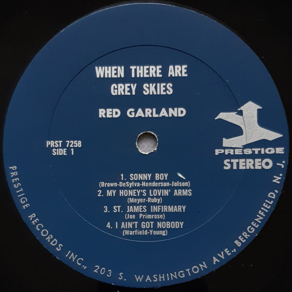 Red Garland - When There Are Gray Skies (Vinyl, LP, Album, Reissue, Stereo) Very Good (VG) / Fair (F)
