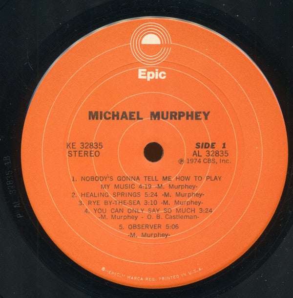 Michael Martin Murphey - Michael Murphey (Vinyl, LP, Album, Stereo) Good Plus (G+) / Good Plus (G+)