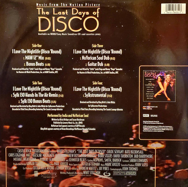 India - I Love The Nightlife (Disco Round) - 12" Remixes (Vinyl, 12...