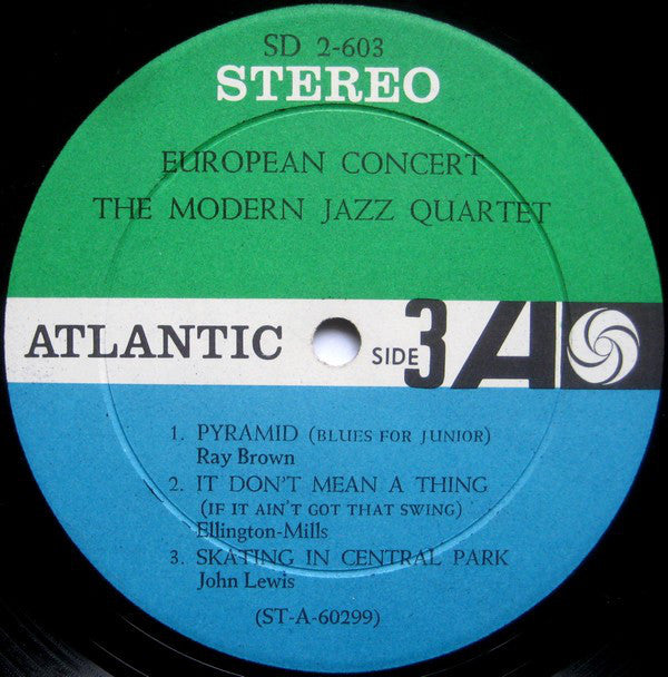 The Modern Jazz Quartet - European Concert (2xVinyl, LP, Album, Stereo) Very Good Plus (VG+) / Very Good Plus (VG+)