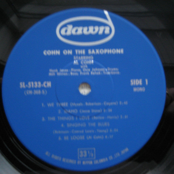Al Cohn Quintet - Cohn On The Saxophone (Vinyl, LP, Album, Mono, Reissue) Very Good Plus (VG+) / Very Good (VG)