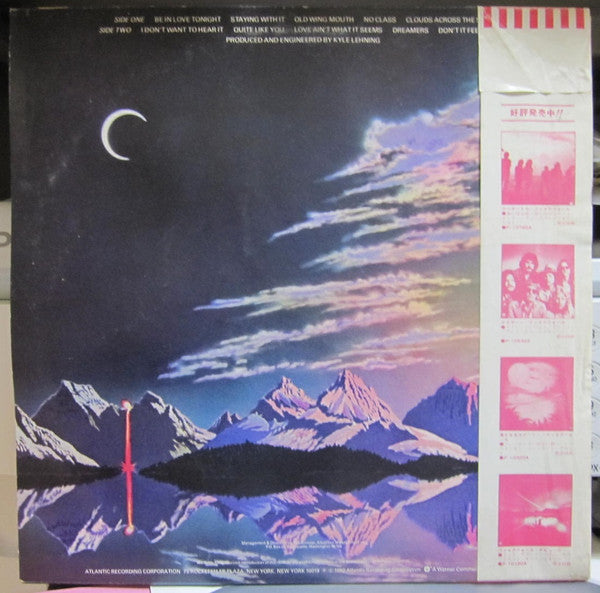 Firefall - Clouds Across The Sun (Vinyl, LP, Album, Promo) Very Good Plus (VG+) / Very Good (VG)