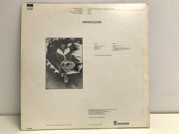 Pat Metheny - Watercolors (Vinyl, LP, Album, Stereo) Very Good Plus (VG+) / Very Good Plus (VG+)