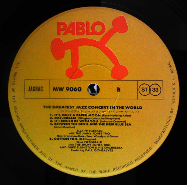 Various - The Greatest Jazz Concert In The World (4xBox Set, Vinyl, LP, Album, Reissue) Good Plus (G+) / Good Plus (G+)