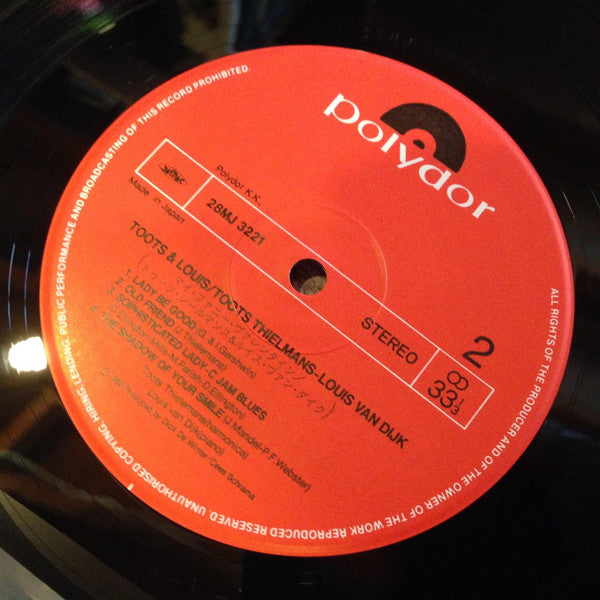 Toots Thielemans - Toots & Louis (Vinyl, LP, Album)