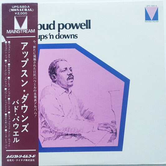 Bud Powell - Ups 'n Downs (Vinyl, LP, Compilation, Mono) Very Good Plus (VG+) / Very Good (VG)