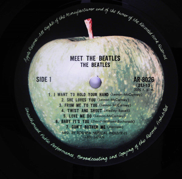 The Beatles - Meet The Beatles! (Vinyl, LP, Album, Reissue) Very Good (VG) / Very Good (VG)