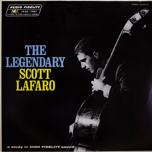 Scott LaFaro - The Legendary Scott LaFaro (Vinyl, LP, Album, Reissue, Stereo) Very Good Plus (VG+) / Very Good (VG)