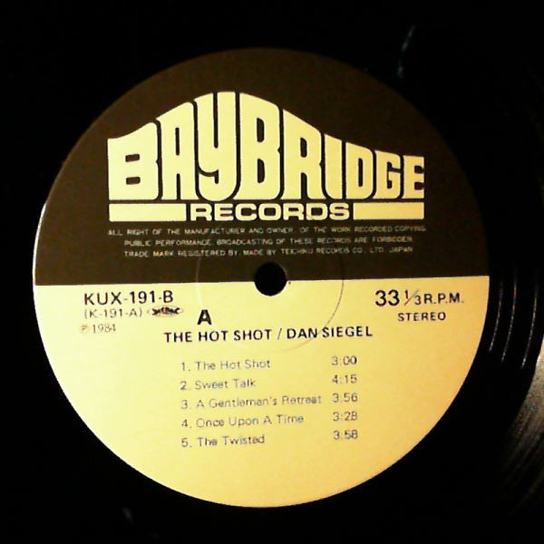 Dan Siegel - The Hot Shot (Vinyl, LP, Album) Very Good Plus (VG+) / Very Good (VG)