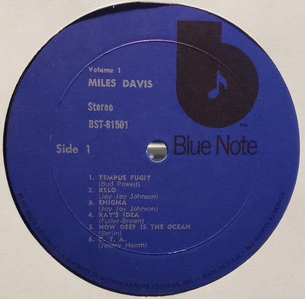 Miles Davis - Volume 1 (Vinyl, LP, Compilation, Remastered, Stereo)