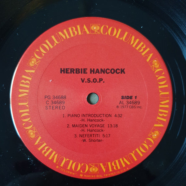 Herbie Hancock - V.S.O.P. (2xVinyl, LP, Album) Good Plus (G+) / Very Good Plus (VG+)