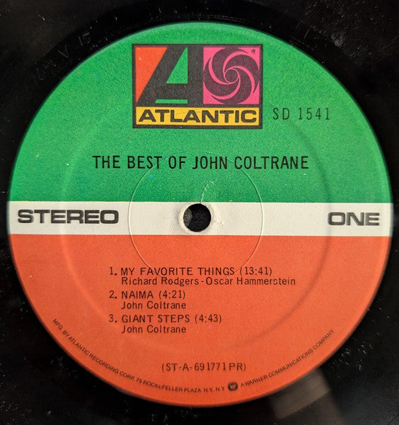 John Coltrane - The Best Of John Coltrane (Vinyl, LP, Compilation, Stereo) Very Good (VG) / Very Good (VG)