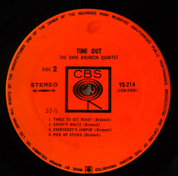The Dave Brubeck Quartet - Time Out (Vinyl, LP, Album, Reissue, Ste...