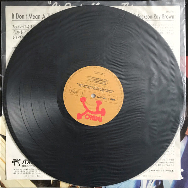 Milt Jackson Ray Brown Quartet - "It Don't Mean A Thing If You Can't Tap Your Foot To It" (Vinyl, LP, Album, Reissue, Stereo) Near Mint (NM or M-) / Very Good Plus (VG+)