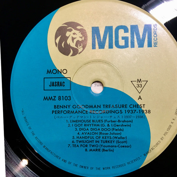 Benny Goodman - The  Treasure Chest - Performance Recordings 1937 - 1938 (2xVinyl, LP, Album, Mono) Very Good Plus (VG+) / Very Good Plus (VG+)