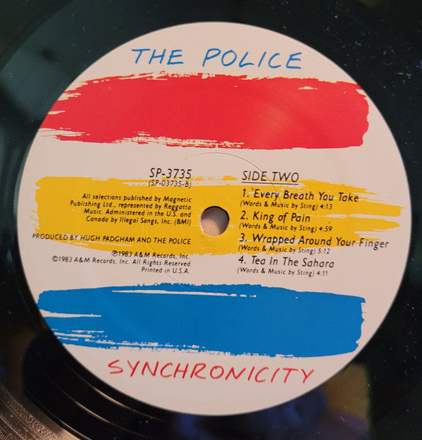 The Police - Synchronicity (Vinyl, LP, Album) Very Good (VG) / Very Good (VG)
