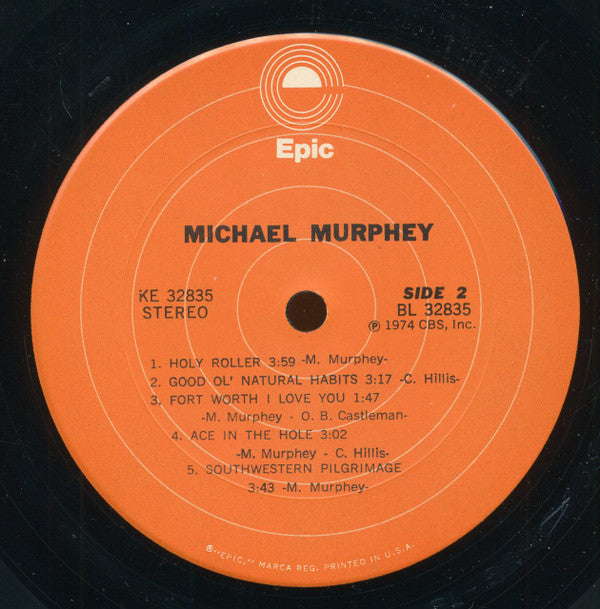Michael Martin Murphey - Michael Murphey (Vinyl, LP, Album, Stereo) Good Plus (G+) / Good Plus (G+)