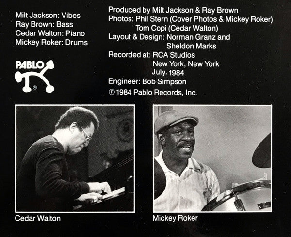Milt Jackson Ray Brown Quartet - "It Don't Mean A Thing If You Can't Tap Your Foot To It" (Vinyl, LP, Album, Reissue, Stereo) Near Mint (NM or M-) / Very Good Plus (VG+)