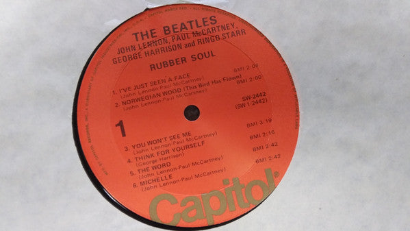 The Beatles - Rubber Soul (Vinyl, LP, Album, Reissue, Stereo)