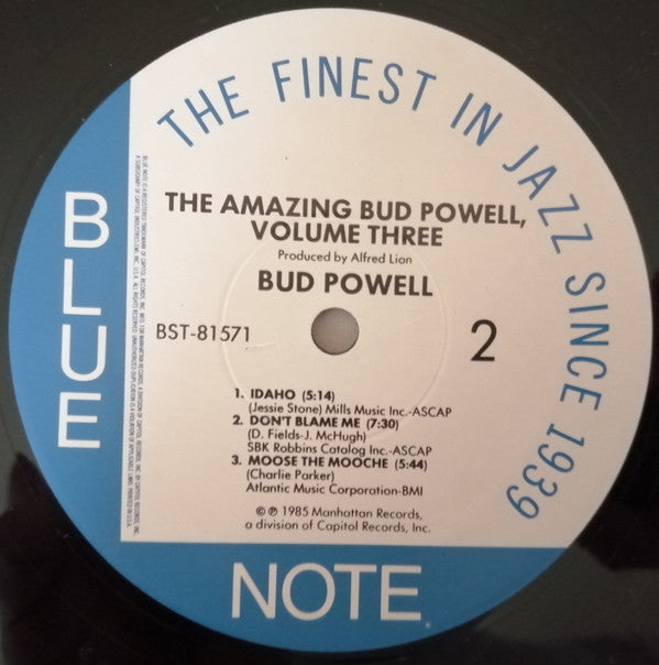 Bud Powell - The Amazing Bud Powell, Vol. 3 - Bud! (Vinyl, LP, Albu...