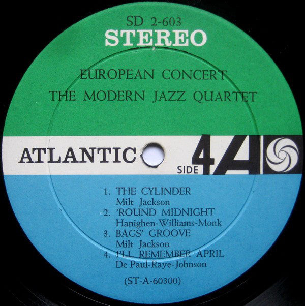 The Modern Jazz Quartet - European Concert (2xVinyl, LP, Album, Stereo) Very Good Plus (VG+) / Very Good Plus (VG+)