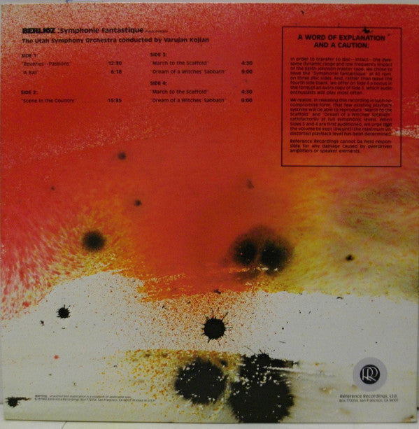 Hector Berlioz - Symphonie Fantastique (2xVinyl, LP, 45 RPM, Stereo) Near Mint (NM or M-) / Near Mint (NM or M-)