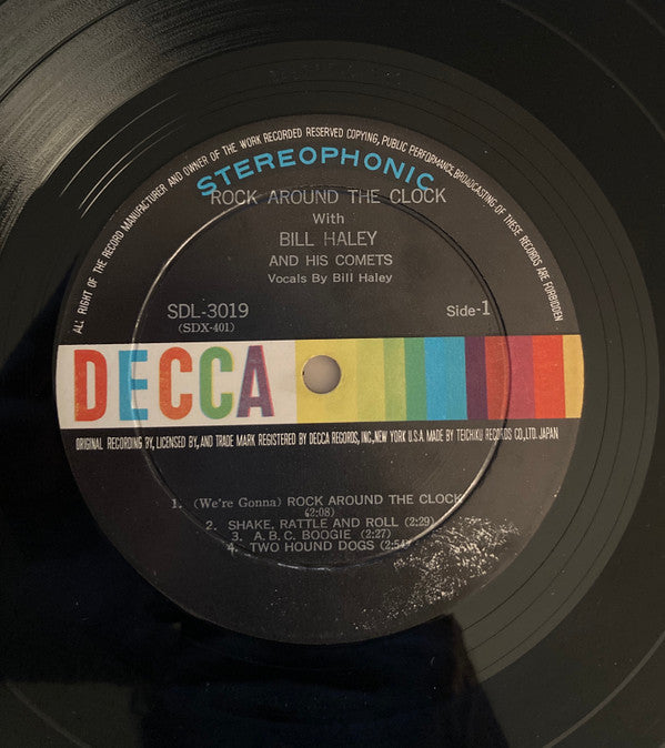 Bill Haley And His Comets - Rock Around The Clock (Vinyl, LP, 10", Compilation, Stereo) Good Plus (G+) / Good Plus (G+)