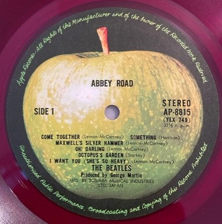 The Beatles - Abbey Road (Vinyl, LP, Album, Stereo)