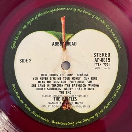 The Beatles - Abbey Road (Vinyl, LP, Album, Stereo)