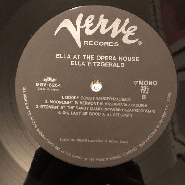 Ella Fitzgerald - Ella Fitzgerald At The Opera House (Vinyl, LP, Al...