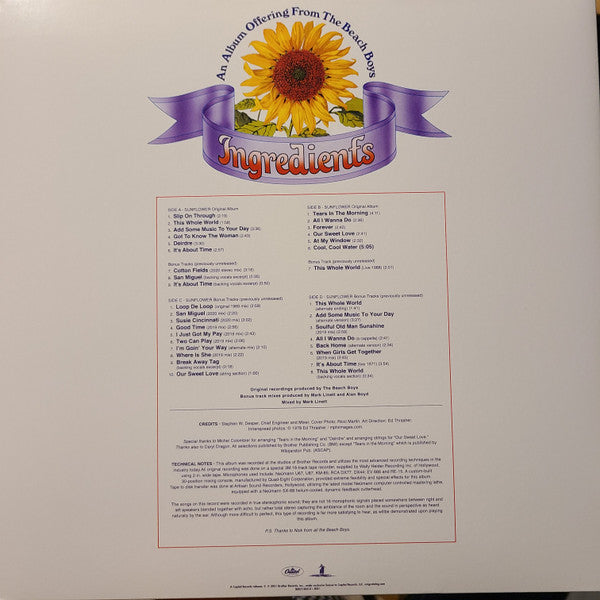 The Beach Boys - Feel Flows (The Sunflower & Surf's Up Sessions • 1969-1971) (Vinyl, Vinyl, Vinyl, Vinyl, Box Set, LP, Album, Reissue, LP, Compilation, LP, Album, Reissue, LP, Compilation, Limited Edition, Remastered, Stereo) Mint (M) / Mint (M)